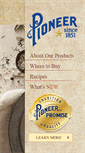 Mobile Screenshot of pioneerbrand.com